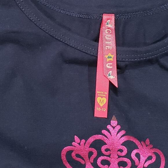 Justice Girls Size 12 Bundle Embellished Jeans Shorts Tank Top - Picture 14 of 15